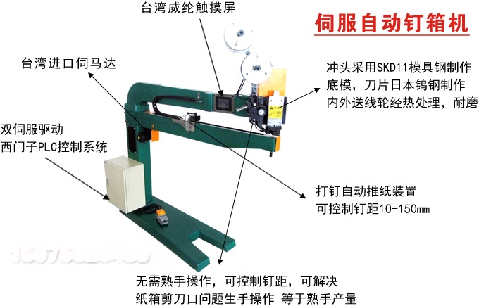 纸箱钉箱机操作视频