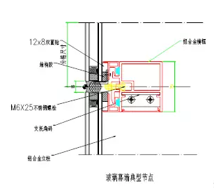 幕墙玻璃卡扣安装